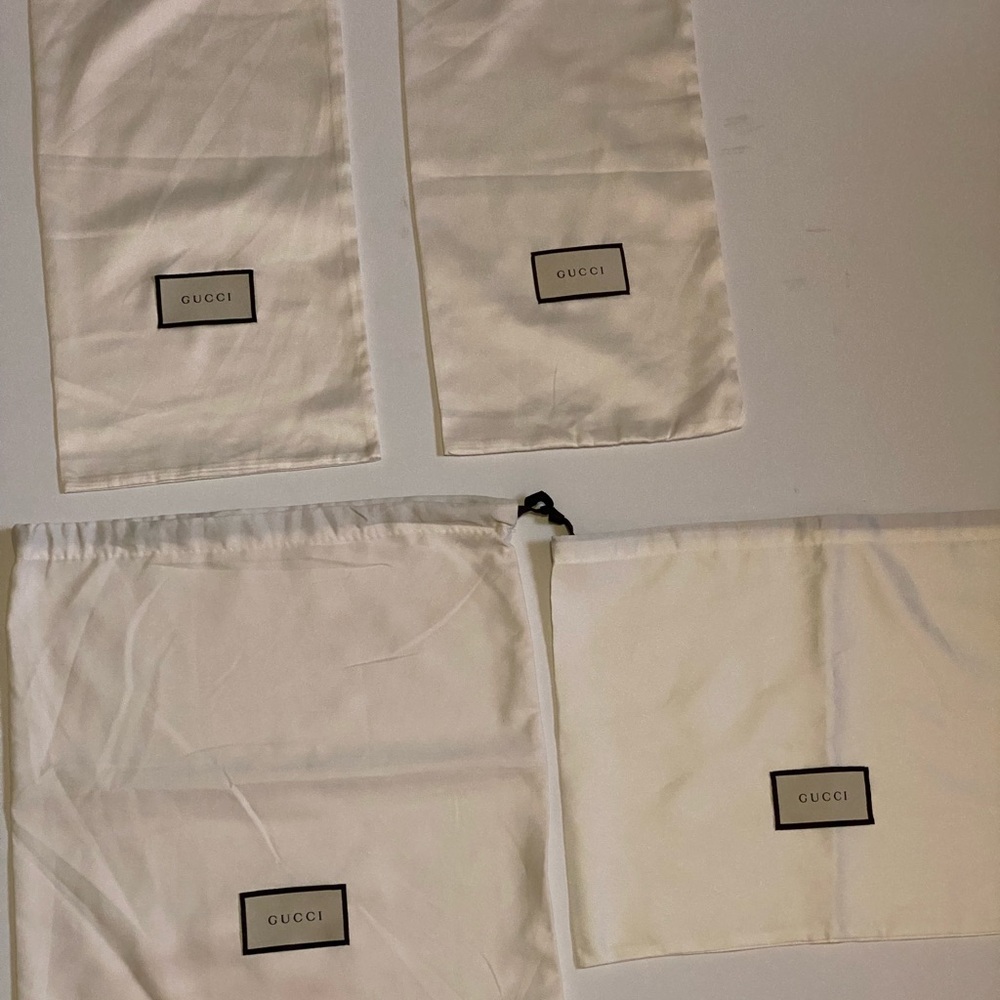 Gucci Cream Dust Bags Collection 4